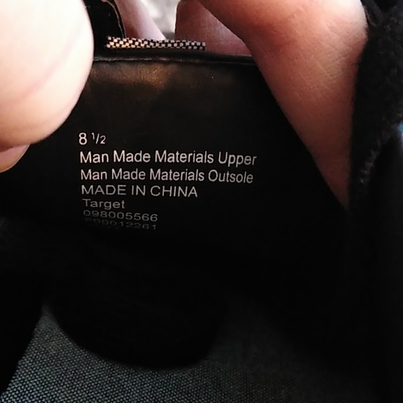 Men's size 8.5 black and gray Goodfellow shoes - Picture 4 of 7